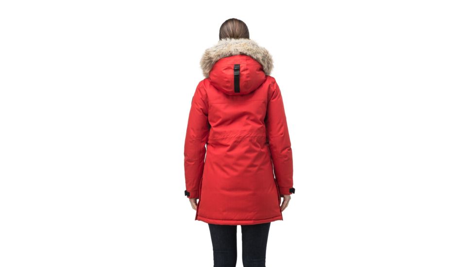 Nobis Maya Parka - Womens, Crosshatch Vermillion, Extra Small, MAYA-CH VERMILLION-XS