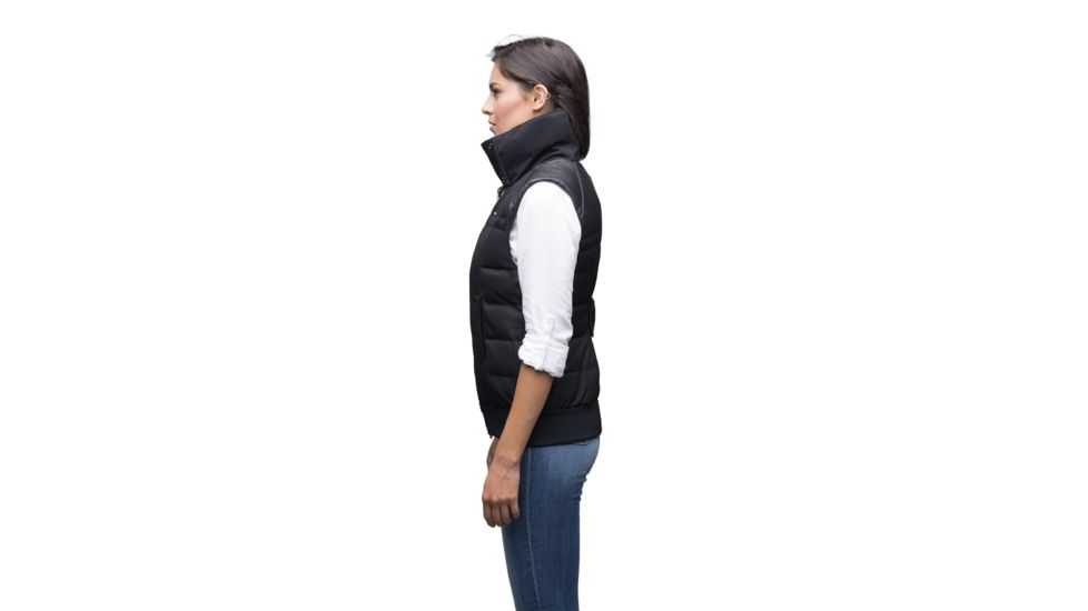 Nobis Meego Midweight Vest - Womens, Crosshatch Black, Small, MEEGO-CH BLACK-S