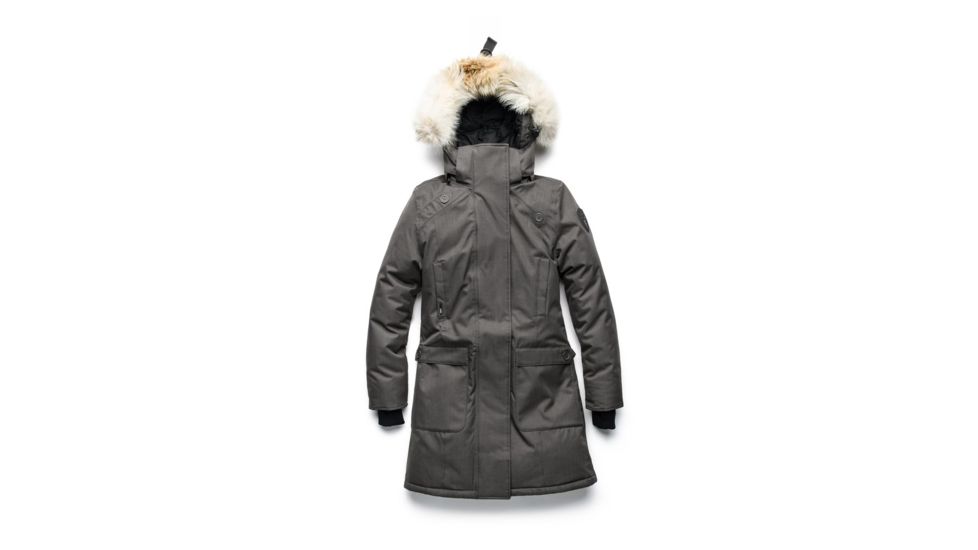 Nobis Merideth Parka - Women's -Crosshatch Steel Grey-Small