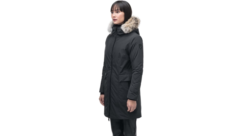 Nobis Romeda Mid Thigh Parkas - Womens, Black, Medium, ROMEDA-3L Black-M