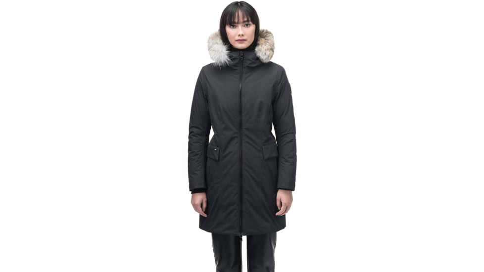 Nobis Romeda Mid Thigh Parkas - Womens, Black, Medium, ROMEDA-3L Black-M