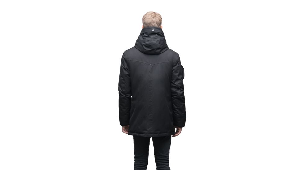Nobis Rosco Midweight Long Parka - Mens -Black-X-Large