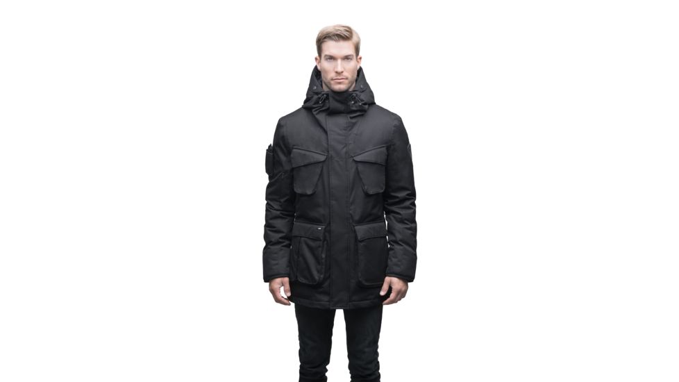 Nobis Rosco Midweight Long Parka - Mens -Black-X-Large
