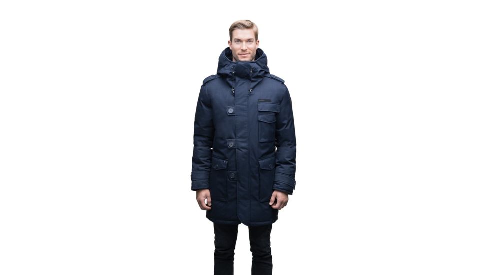 Nobis Shelby Military Parka - Mens -Crosshatch Navy-Large
