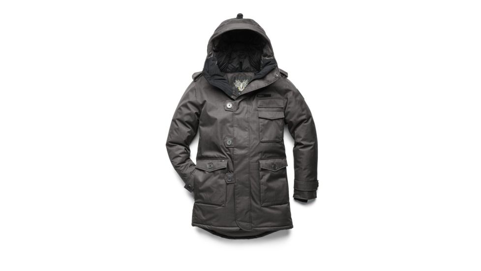 Nobis Shelby Military Parka - Mens, Crosshatch Steel Grey, Small, SHELBY-CH STEEL GREY-S