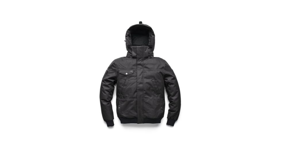 Nobis Stanford Midweight Bomber Jacket - Men's -Crosshatch Black-Large