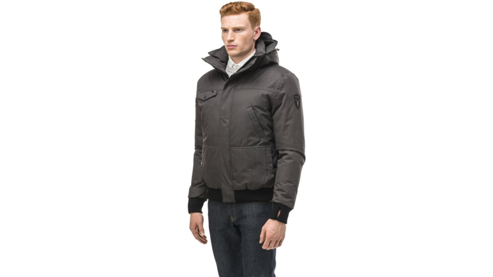 Nobis Stanford Midweight Bomber Jacket - Mens, Steel Grey, Medium, STANFORD-Grey-M