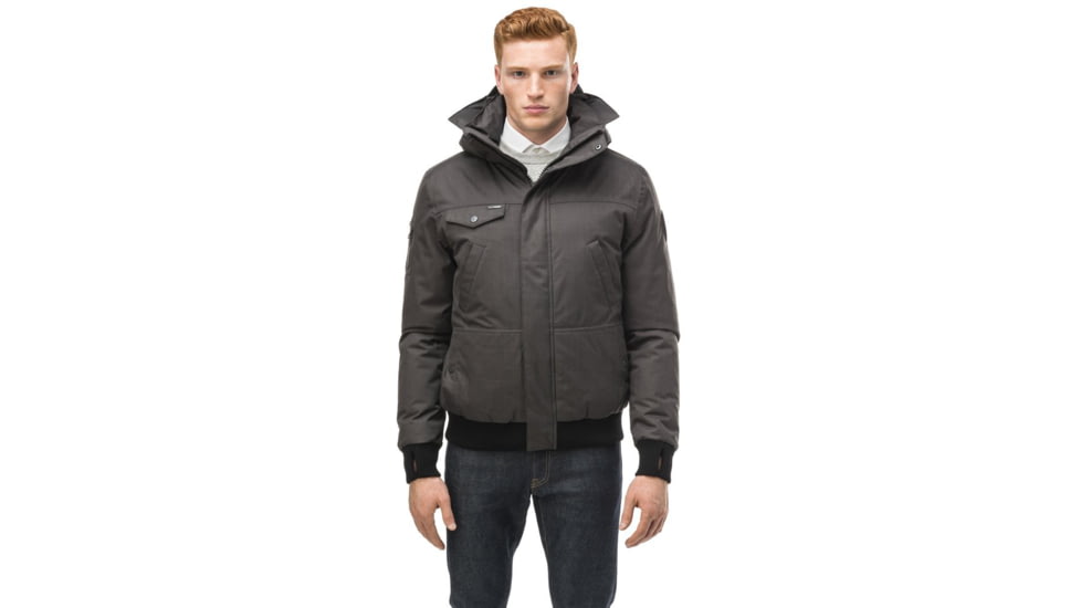 Nobis Stanford Midweight Bomber Jacket - Mens, Steel Grey, Medium, STANFORD-Grey-M