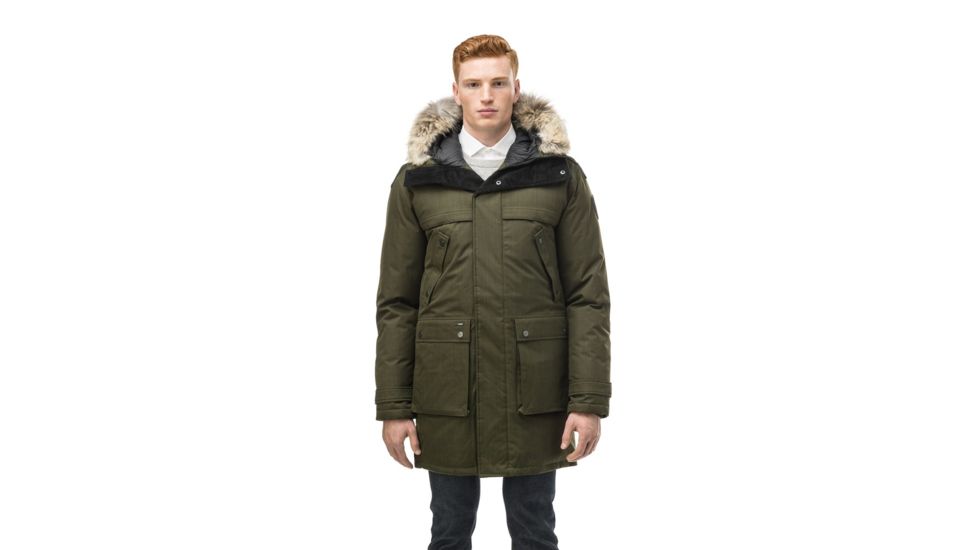 Nobis The Yatesy Parka - Mens, Crosshatch Fatigue, Extra Large, YATESY-CH FATIGUE-XL