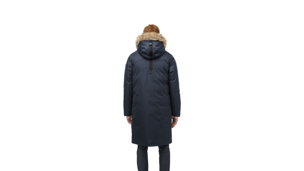 Nobis Will Knee Length Parka - Mens, Crosshatch Navy, Extra Large, WILL-CH NAVY-XL