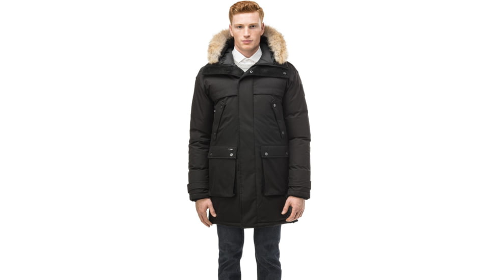 Nobis Yatesy Long Parka - Mens, Black, Medium, YATESY-Black-M