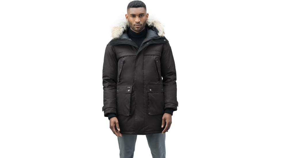 Nobis Yatesy Long Parka - Mens, Black, Medium, YATESY-Black-M