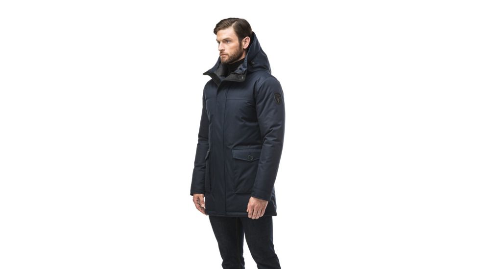 Nobis Yves Parka - Mens, Crosshatch Navy, Small, YVES-CH NAVY-S