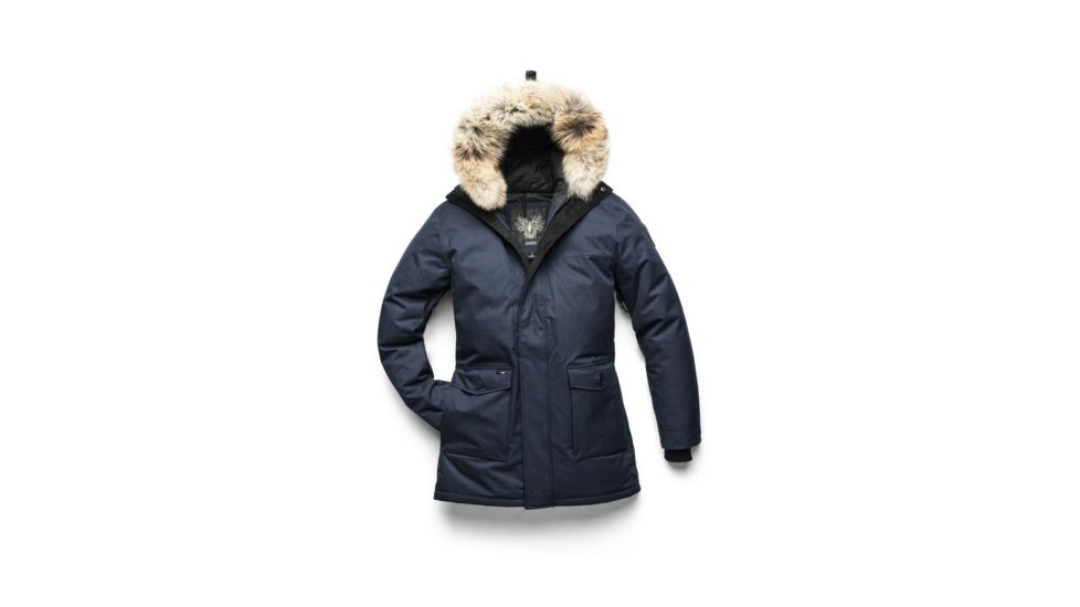Nobis Yves Parka - Mens, Crosshatch Navy, Small, YVES-CH NAVY-S