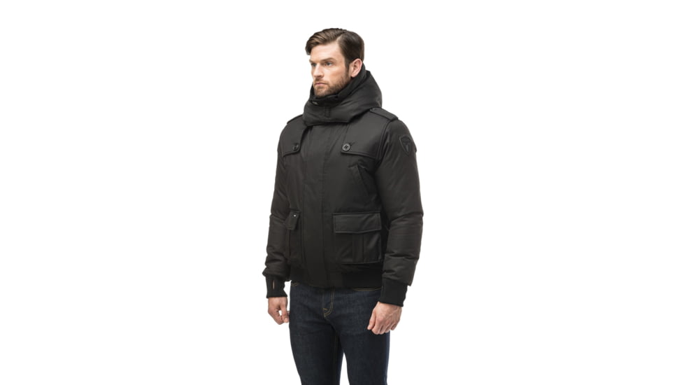 Nobis Cartel Bomber Jackets - Mens, CH Black, Small, CARTEL-SE-ChBlack-S