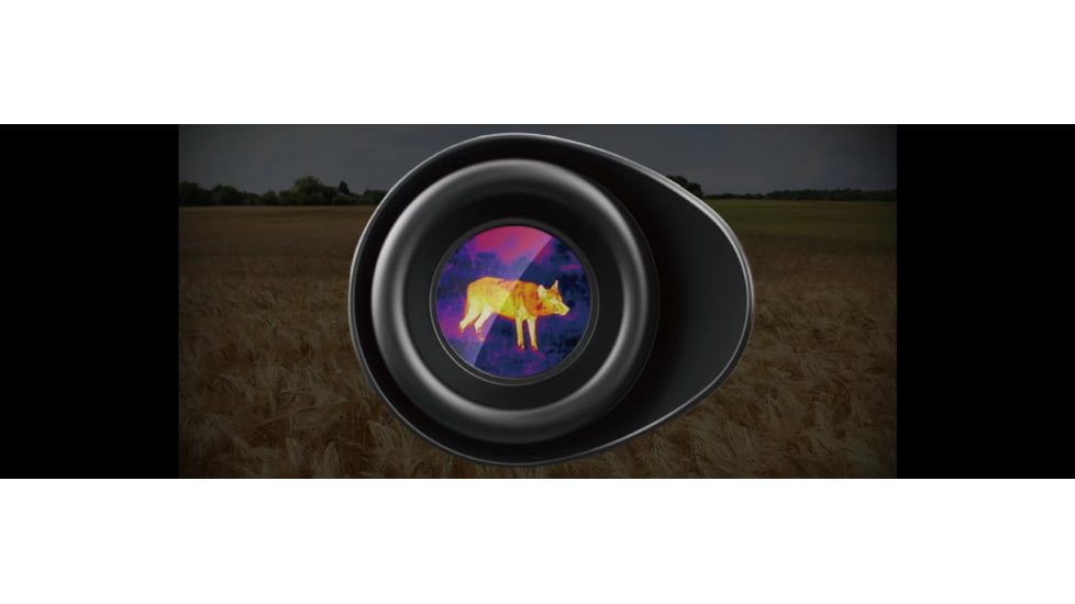 NOCPIX 4x50mm VISTA H50R Rangfinding Thermal Monocular, 640x512, Black, VISTA-H50R