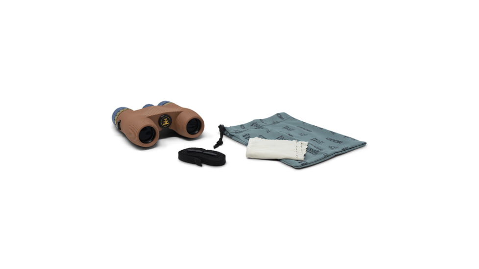 Nocs Provisions Standard Issue 10x25mm Roof Prism Waterproof Binoculars, Flat Earth II, NOC-STX-ERT