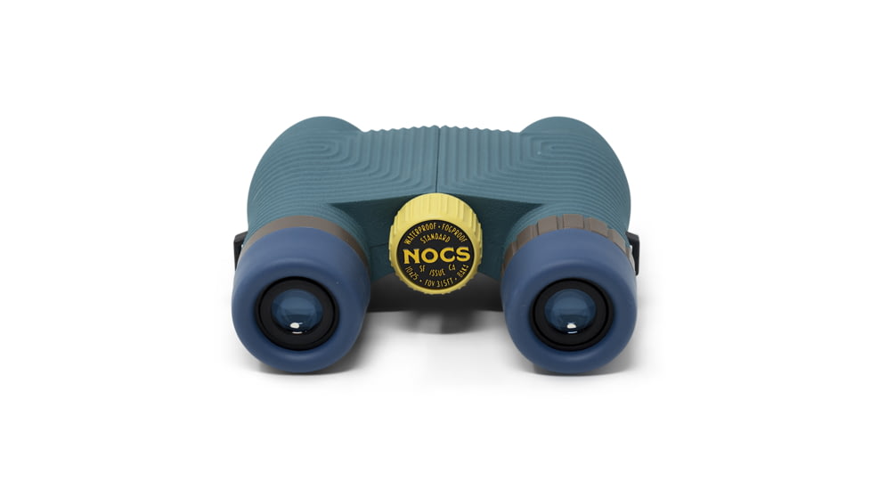 Nocs Provisions Standard Issue 10x25mm Roof Prism Waterproof Binoculars, Pacific Blue II, NOC-STX-BL2