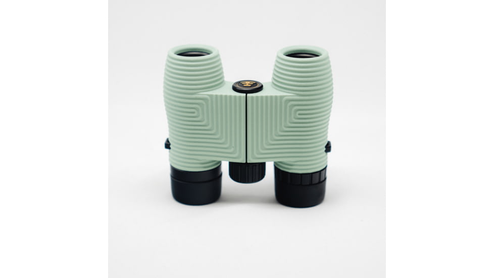 Nocs Provisions Standard Issue 10x25mm Roof Prism Waterproof Binoculars, Rugged, Icy Mint, NOC-STX-GN3