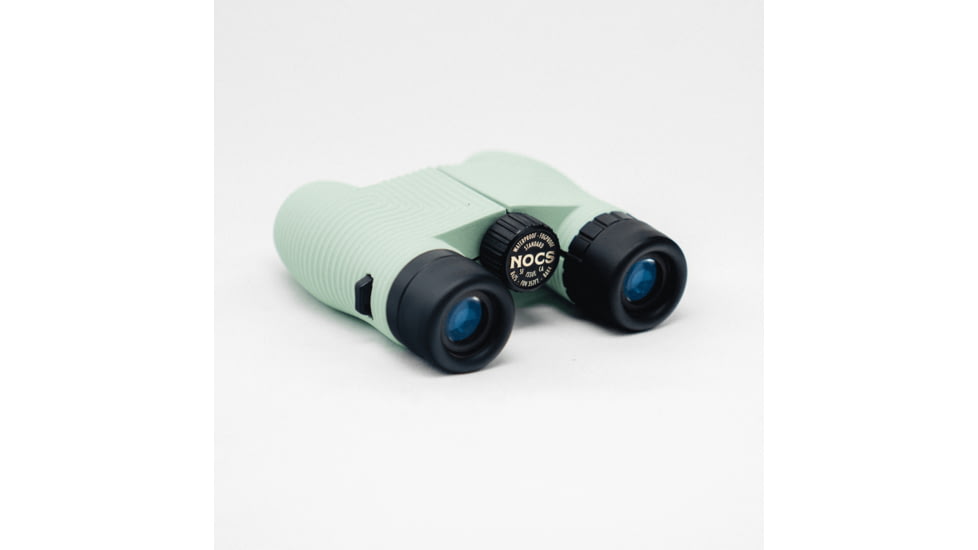 Nocs Provisions Standard Issue 10x25mm Roof Prism Waterproof Binoculars, Rugged, Icy Mint, NOC-STX-GN3