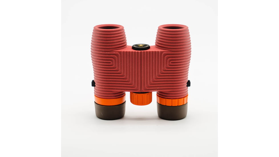 Nocs Provisions Standard Issue 10x25mm Roof Prism Waterproof Binoculars, Rugged, Manzanita Red, NOC-STX-RED
