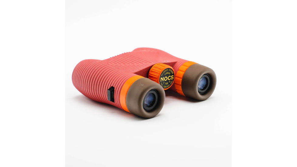 Nocs Provisions Standard Issue 10x25mm Roof Prism Waterproof Binoculars, Rugged, Manzanita Red, NOC-STX-RED