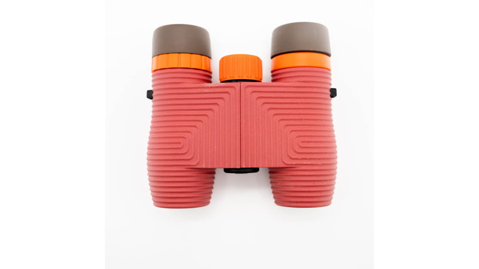 Nocs Provisions Standard Issue 10x25mm Roof Prism Waterproof Binoculars, Rugged, Manzanita Red, NOC-STX-RED
