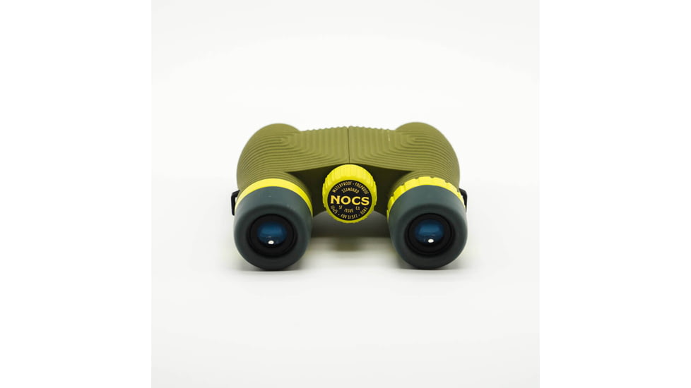Nocs Provisions Standard Issue 10x25mm Roof Prism Waterproof Binoculars, Rugged, Olive Green, NOC-STX-GN2