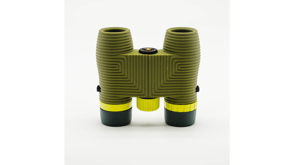 Nocs Provisions Standard Issue 10x25mm Roof Prism Waterproof Binoculars, Rugged, Olive Green, NOC-STX-GN2