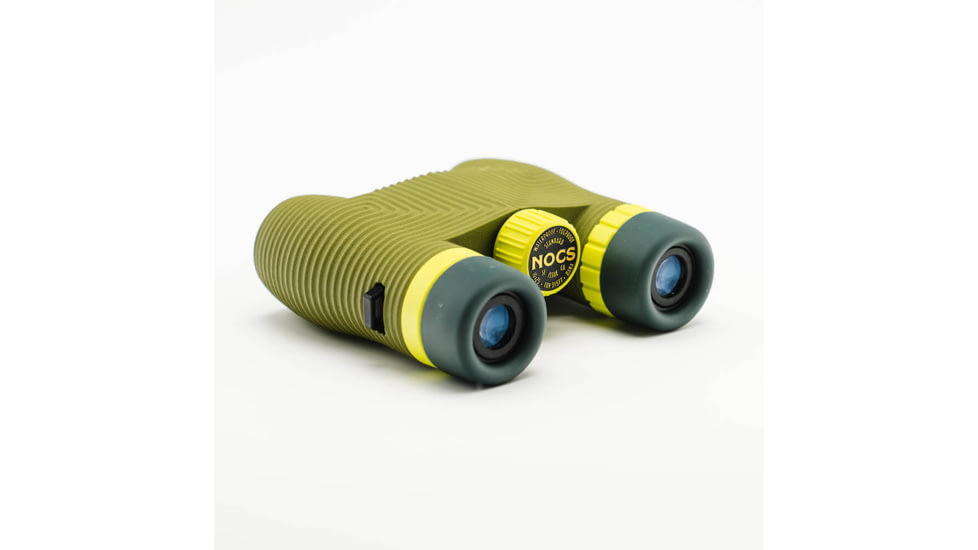 Nocs Provisions Standard Issue 10x25mm Roof Prism Waterproof Binoculars, Rugged, Olive Green, NOC-STX-GN2