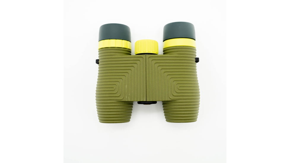 Nocs Provisions Standard Issue 10x25mm Roof Prism Waterproof Binoculars, Rugged, Olive Green, NOC-STX-GN2