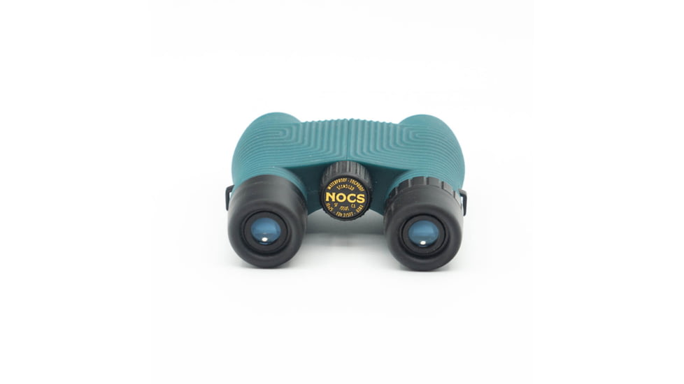 Nocs Provisions Standard Issue 10x25mm Roof Prism Waterproof Binoculars, Rugged, Pacific Blue, NOC-STX-BLU