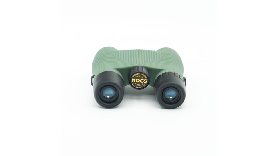Nocs Provisions Standard Issue 10x25mm Roof Prism Waterproof Binoculars, Rugged, Sage Green, NOC-STX-GN1