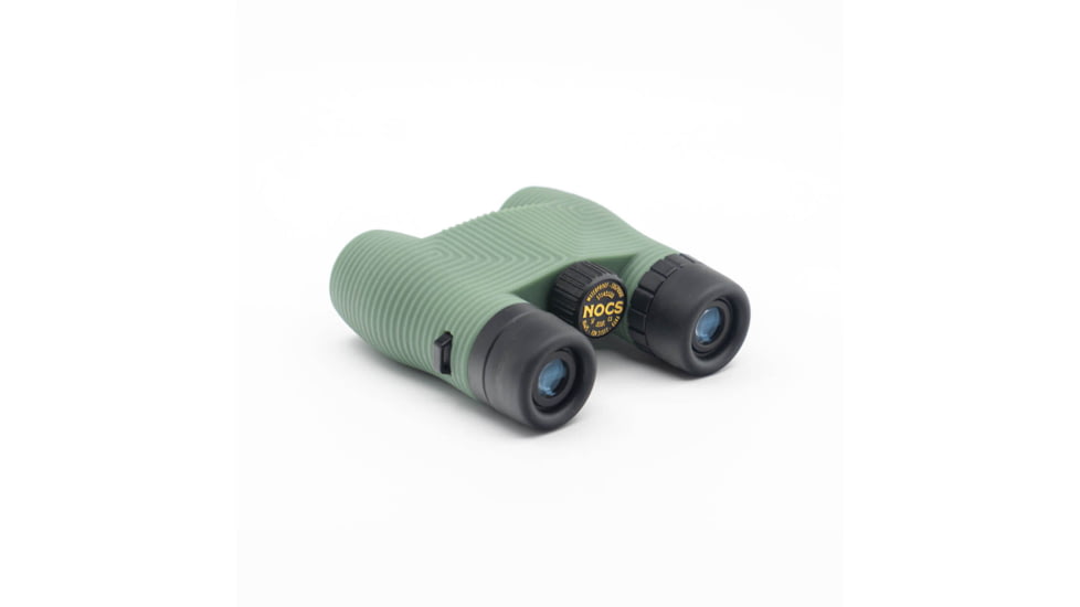 Nocs Provisions Standard Issue 10x25mm Roof Prism Waterproof Binoculars, Rugged, Sage Green, NOC-STX-GN1