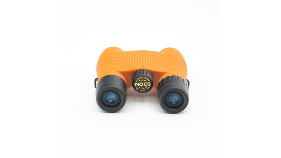 Nocs Provisions Standard Issue 10x25mm Roof Prism Waterproof Binoculars, Rugged, Sunset Orange, NOC-STX-ORG
