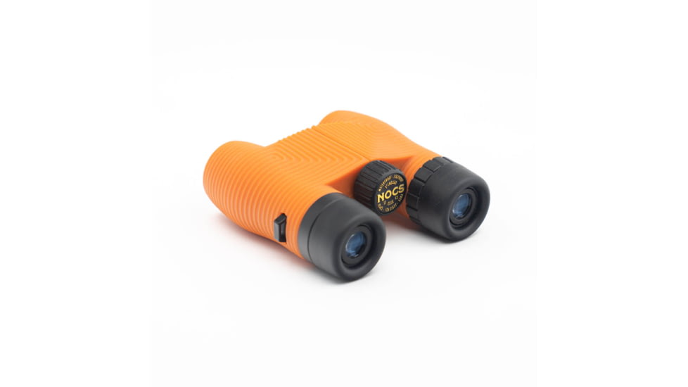 Nocs Provisions Standard Issue 10x25mm Roof Prism Waterproof Binoculars, Rugged, Sunset Orange, NOC-STX-ORG