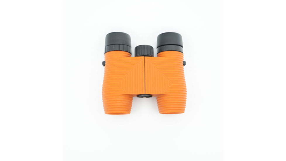 Nocs Provisions Standard Issue 10x25mm Roof Prism Waterproof Binoculars, Rugged, Sunset Orange, NOC-STX-ORG