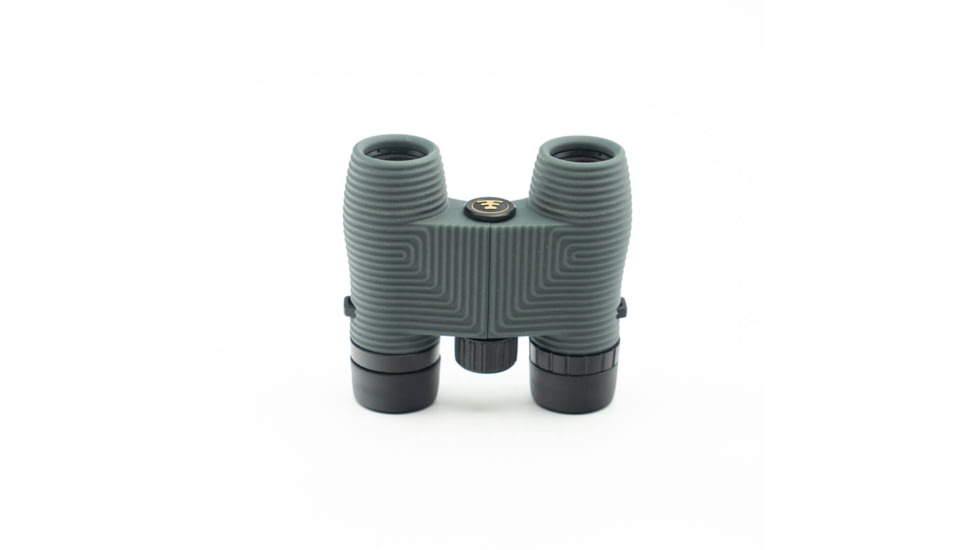 Nocs Provisions Standard Issue 10x25mm Roof Prism Waterproof Binoculars, Rugged, Willow Gray, NOC-STX-GRY