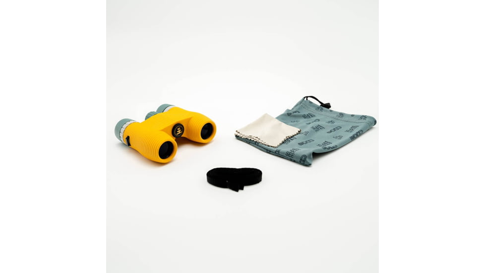 Nocs Provisions Standard Issue 8x25mm Roof Prism Waterproof Binoculars, Rugged, Canary Yellow, NOC-STD-YL2