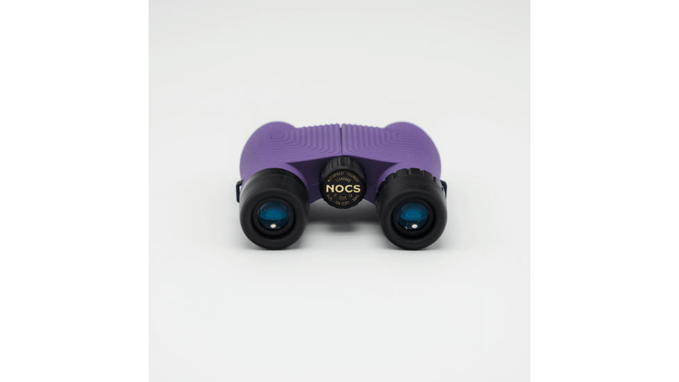 Nocs Provisions Standard Issue 8x25mm Roof Prism Waterproof Binoculars, Rugged, Iris Purple, NOC-STD-PRP