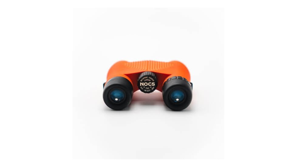 Nocs Provisions Standard Issue 8x25mm Roof Prism Waterproof Binoculars, Rugged, Poppy Orange, NOC-STD-ORG