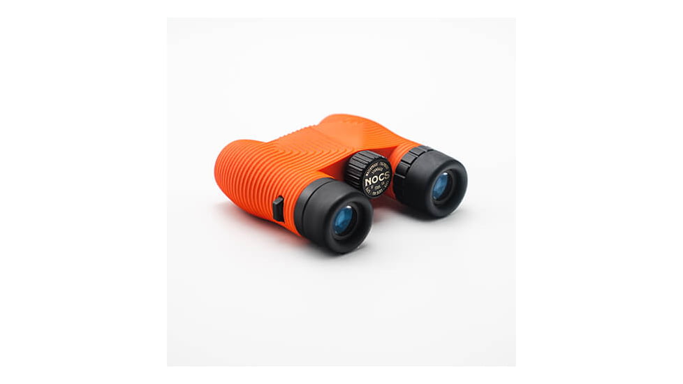 Nocs Provisions Standard Issue 8x25mm Roof Prism Waterproof Binoculars, Rugged, Poppy Orange, NOC-STD-ORG