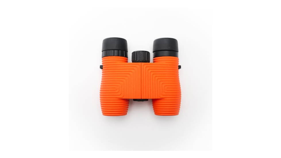 Nocs Provisions Standard Issue 8x25mm Roof Prism Waterproof Binoculars, Rugged, Poppy Orange, NOC-STD-ORG