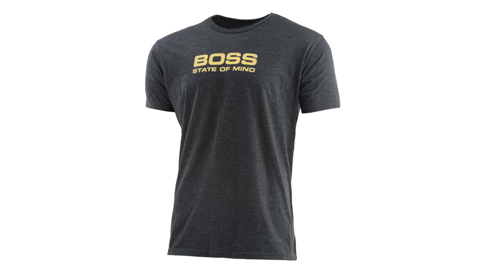 Nomad Boss Tom Men's T-shirt Dark Heather Gray Large