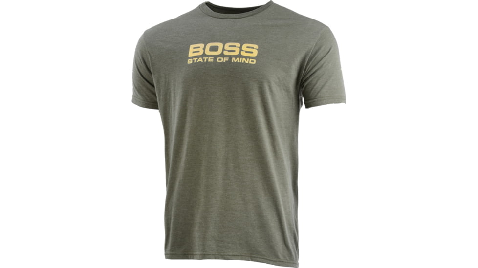 Nomad Boss Tom Men's T-shirt Olive Heather Small