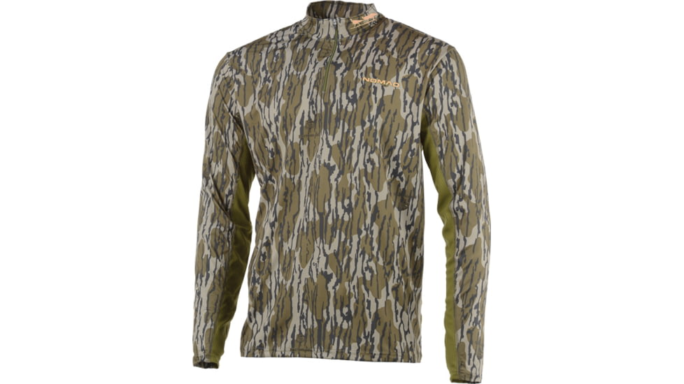 Nomad Nwtf Men's 1/4 Zip Mossy Oak Bottomland X-large