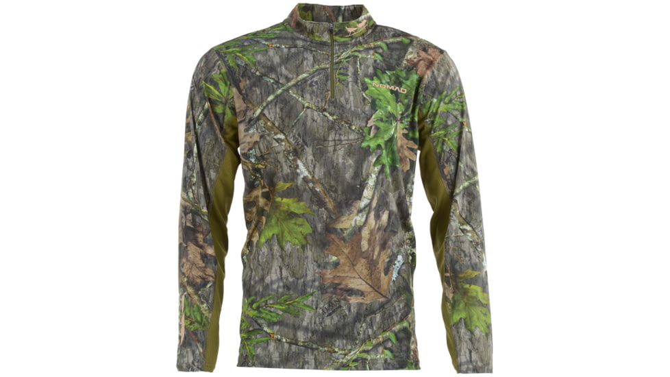 Nomad Nwtf Men's 1/4 Zip Mossy Oak Obsession Small