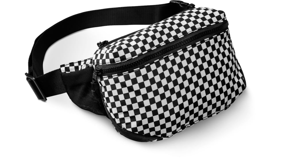Nomadix 2L Fanny Pack, Check Black, 3in x 6in x 9in, FP-CHEC-103