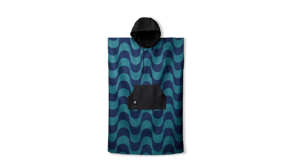 Nomadix Changing Poncho, Copacabana Navy Teal, Medium/Large, CP-COPA-102
