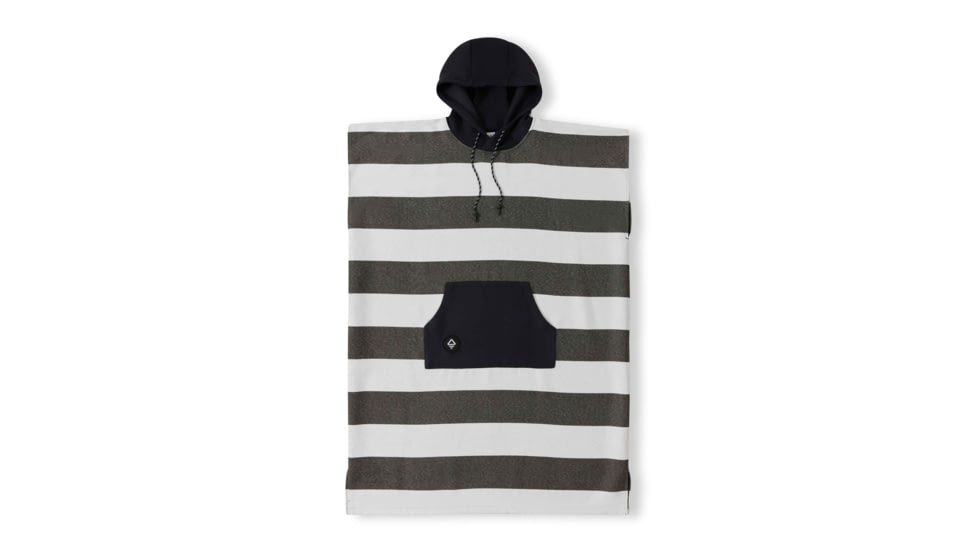 Nomadix Changing Poncho, Stripes Noll Black, Small/Medium, KCP-STRP-101